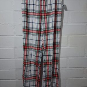 Pantalón Pijama Cuadros Blanco, Rojo y Verde – Mujer