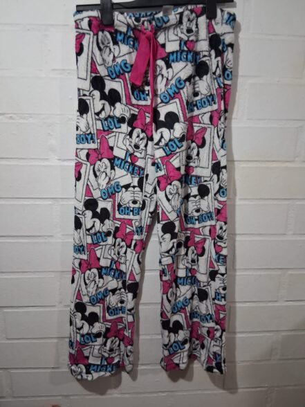 Pantalón Pijama Plush Mickey y Minnie Mouse – Mujer