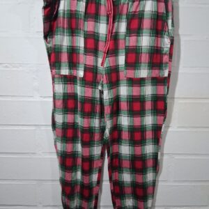 Pantalón Pijama Cuadros Rojo y Verde – Mujer