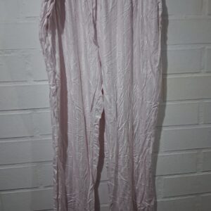 Pantalón Pijama de Rayas Rosado y Blanco – Mujer