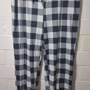 Pantalón Pijama Cuadros Gris y Azul - Mujer