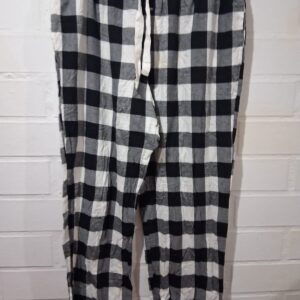 Pantalón Pijama Cuadros Blanco y Negro – Hombre