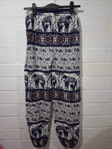 Pantalón Pijama Jogger Estampado de Elefantes – Mujer