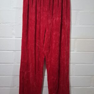 Pantalón Pijama Plush Rojo – Mujer