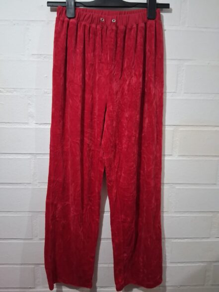 Pantalón Pijama Plush Rojo – Mujer