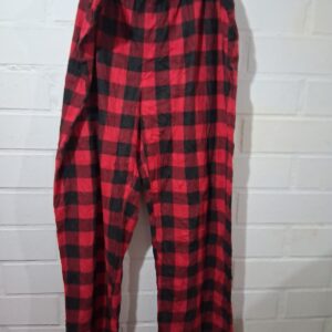Pantalón Pijama Cuadros Rojo y Negro – Mujer