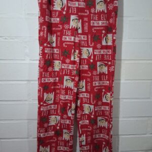 Pantalón Pijama Navideño Elf on the Shelf Rojo – Mujer