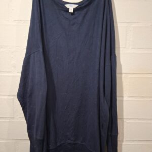 Polerón Pijama Básico Azul Marino con Costura Central – Hombre